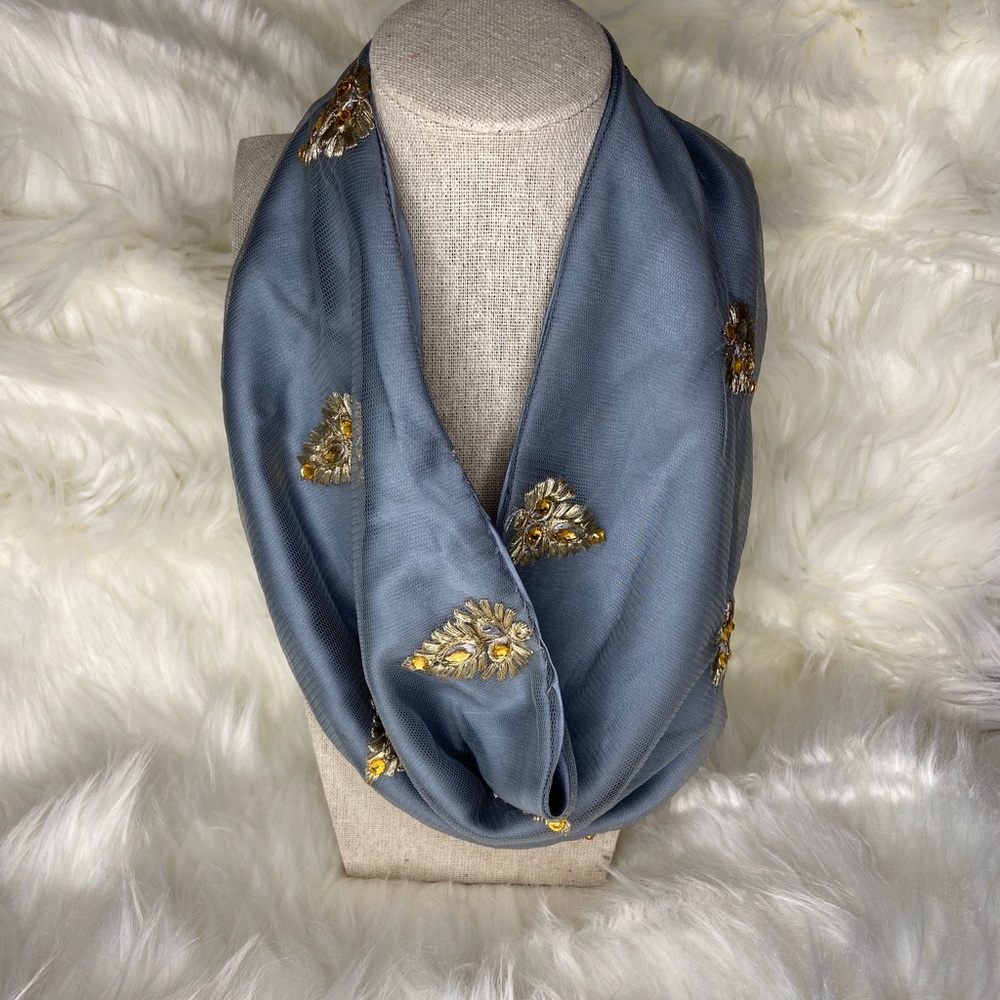 Glam necklace scarf